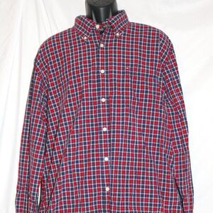 Tommy Hilfiger Men's Plaid Long Sleeve Shirt